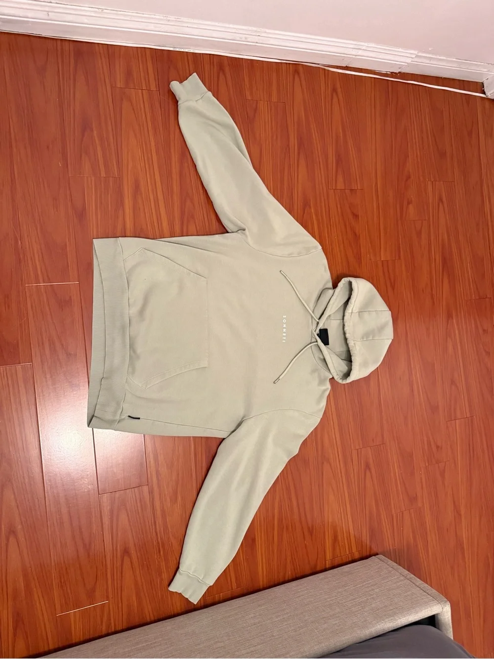 Men's Hooded Jacket in Light Beige